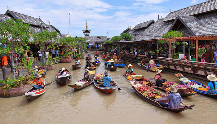 chợ nổi 4 miền Pattaya 
